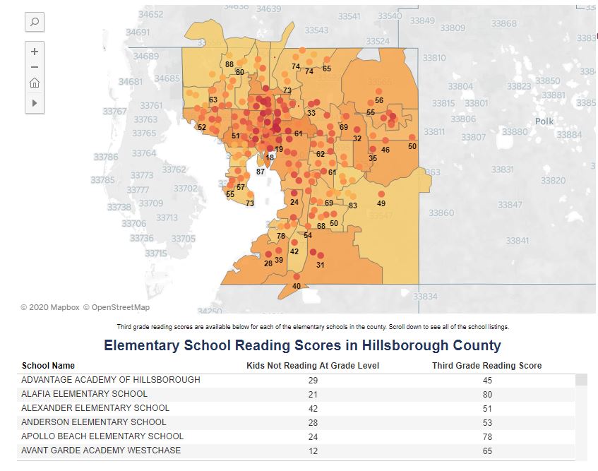 Florida School Ratings Map United States Map