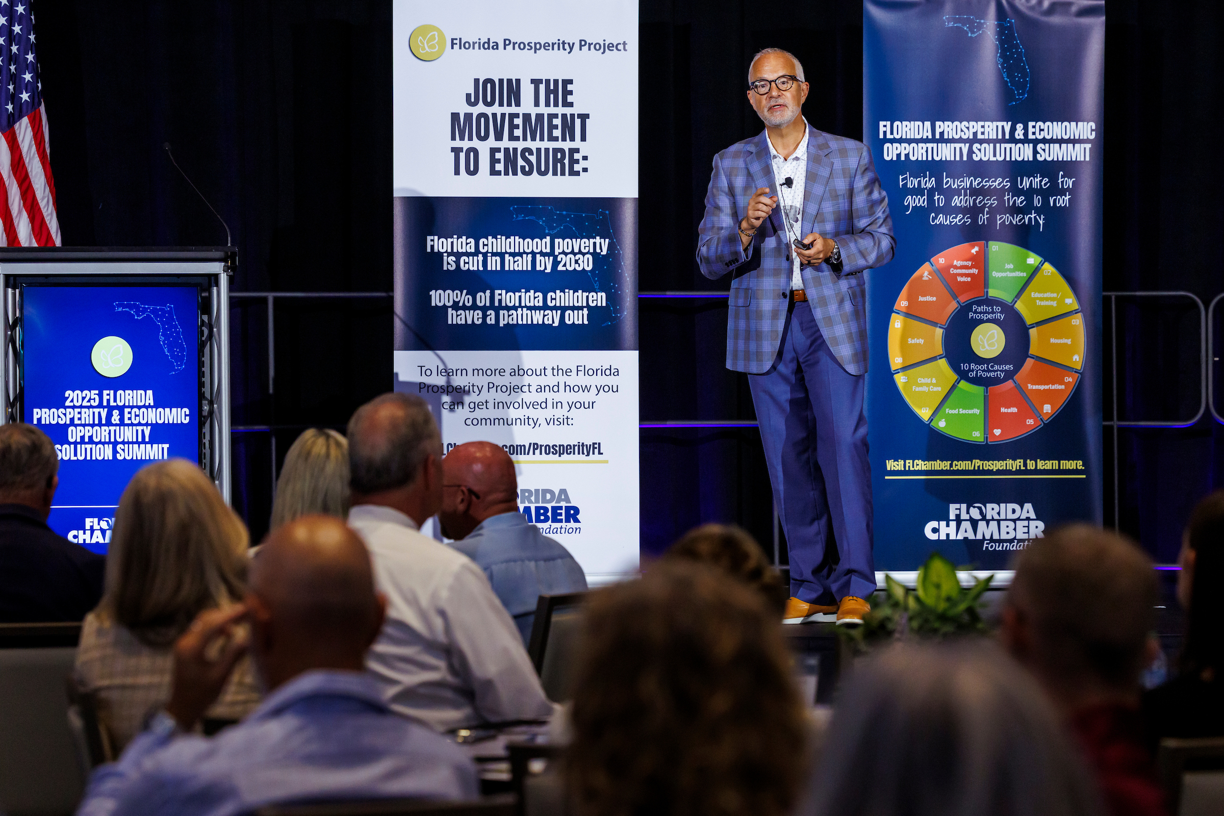 DAYTONA BEACH, FLA. 5/29/25-During the Florida Chamber Foundation 2025 Florida Prosperity & Economic Opportunity Solution Summit Thursday at Daytona International Speedway.

COLIN HACKLEY PHOTO