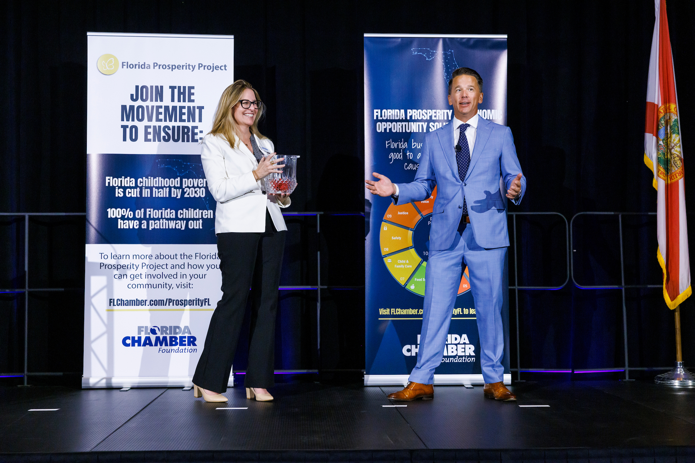 DAYTONA BEACH, FLA. 5/29/25-During the Florida Chamber Foundation 2025 Florida Prosperity & Economic Opportunity Solution Summit Thursday at Daytona International Speedway.

COLIN HACKLEY PHOTO