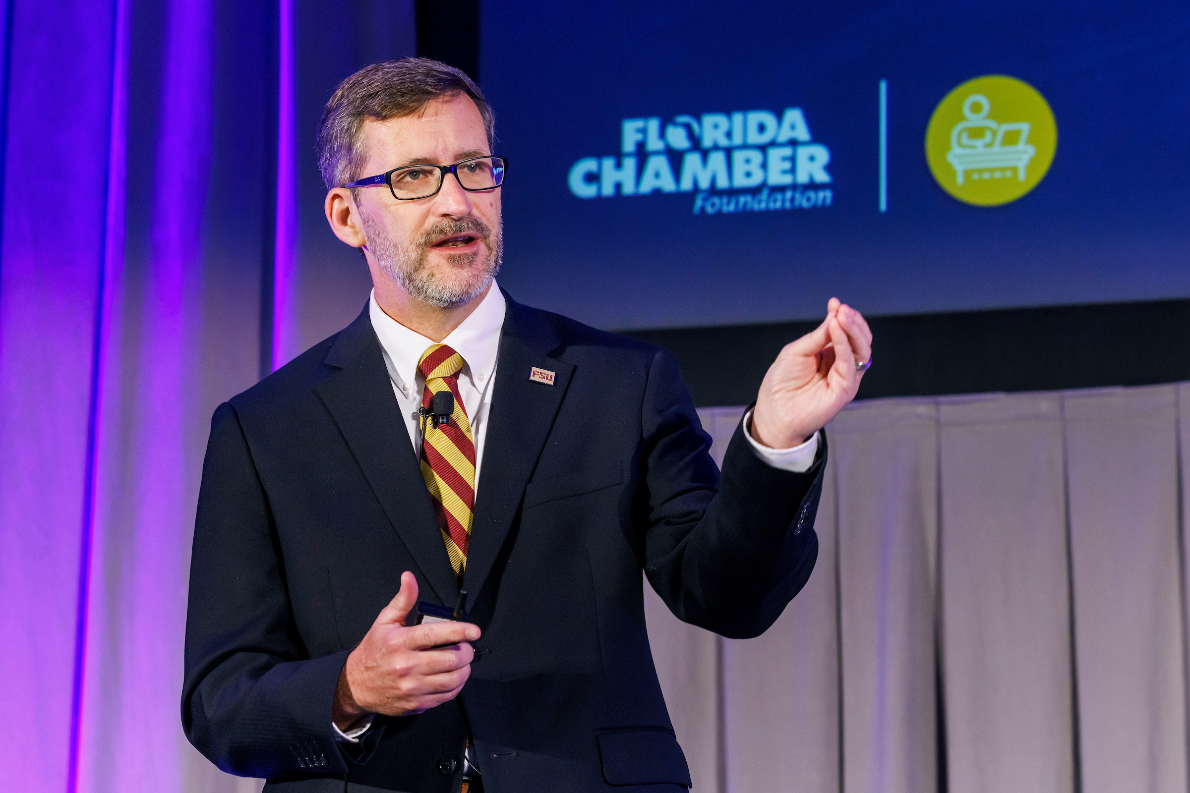 TAMPA, FLA. 06/24/25-During the Florida Chamber Foundation’s 2025 Florida Learners to Earners Workforce Solution Summit, Tuesday in Tampa.

COLIN HACKLEY PHOTO