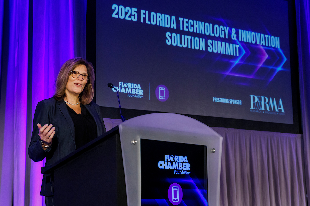 TAMPA, FLA. 8/12/25-During the Florida Chamber Foundation’s 2025 Florida Technology & Innovation Solution Summit in Tampa.

COLIN HACKLEY PHOTO