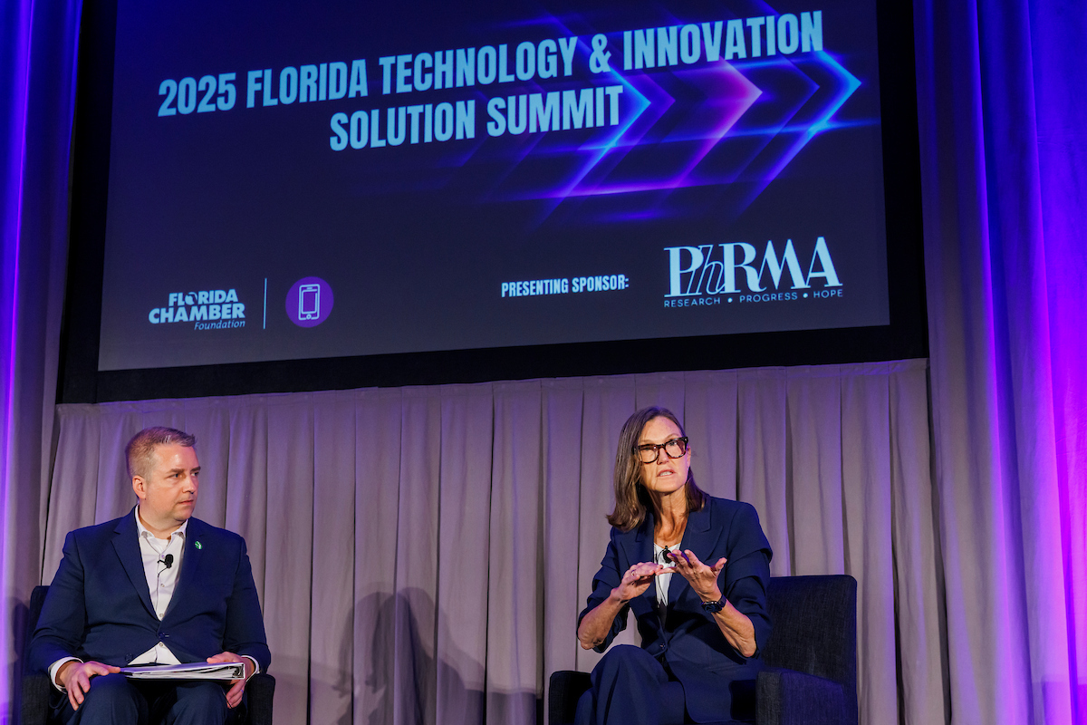 TAMPA, FLA. 8/12/25-During the Florida Chamber Foundation’s 2025 Florida Technology & Innovation Solution Summit in Tampa.

COLIN HACKLEY PHOTO